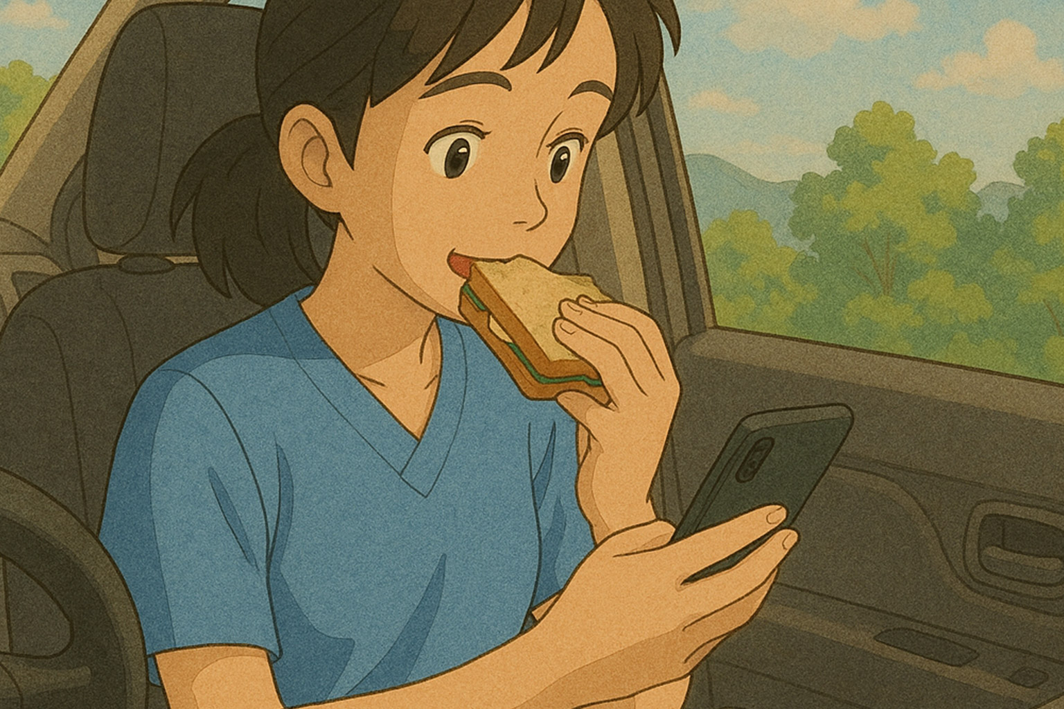 ましろの一日